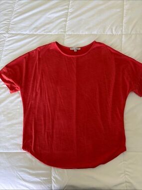 Green Envelope Red/Orange Tee